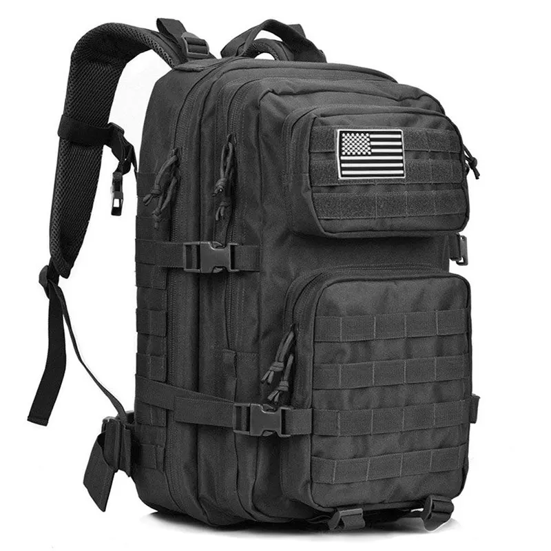 Rucksack Military Style - 1W50L กระเป๋าเป้สะพายหลังยุทธวิธีผู้ชายกระเป๋าเดินทางความจุขนาดใหญ่กระเป๋าเป้สะพายหลังผู้ชายกันน้ำกีฬากลางแจ้งกระเป๋าอเนกประสงค์