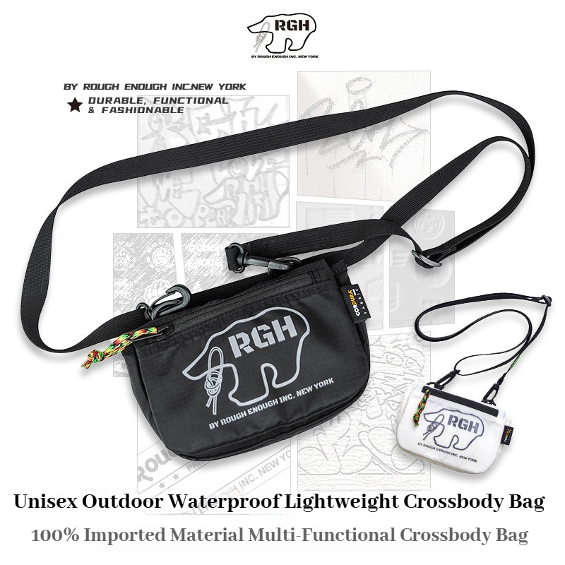 Sling Backpack Shoulder - กระเป๋าสะพายข้างขนาดเล็ก RGH ทำจากผ้าแคนวาสกันน้ำ น้ำหนักเบา เหมาะสำหรับกิจกรรมกลางแจ้ง ทั้งผู้ชายและผู้หญิง
