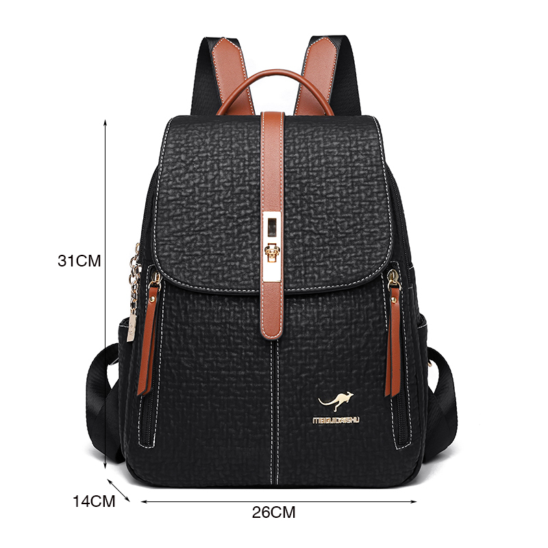 แฟชั่นกระเป๋าเป้สะพายหลังหญิงค - Travel Backpack Anti Theft บทวิจารณ์และราคา