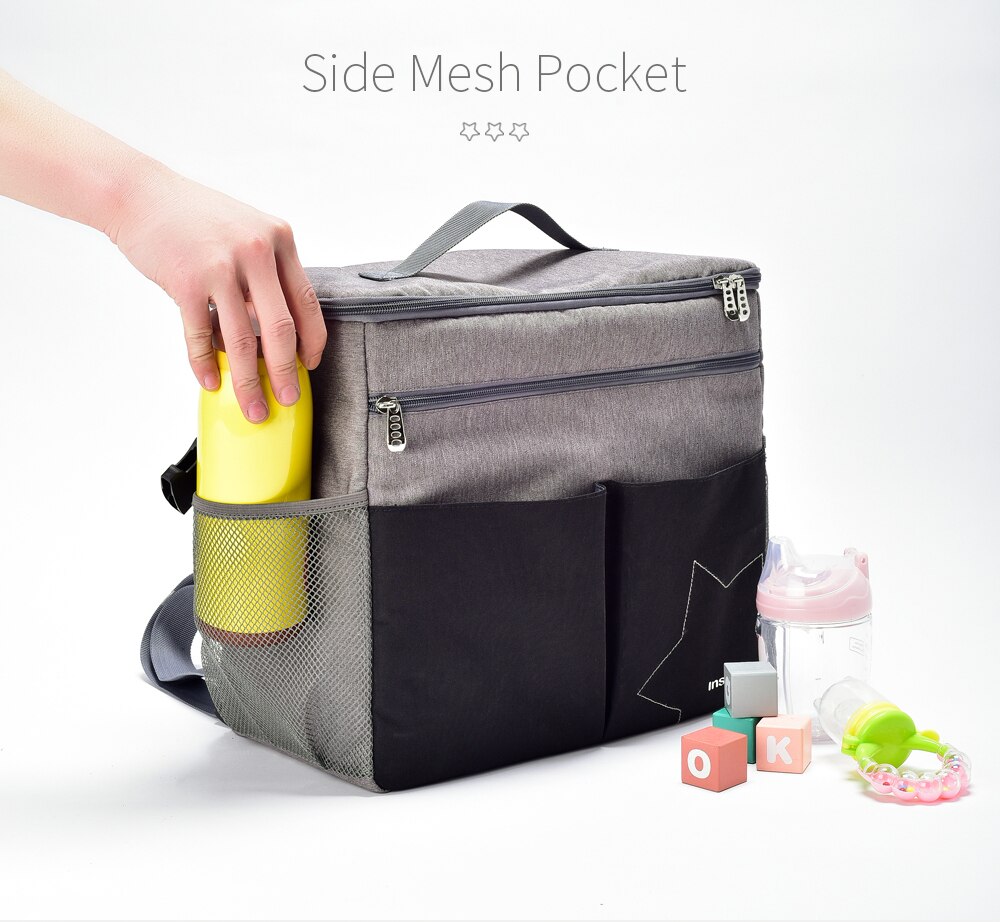 กระเป๋าใส่ผ้าอ้อมเด็กขนาดใหญ่แ - Backpack Diaper Bag บทวิจารณ์และราคา