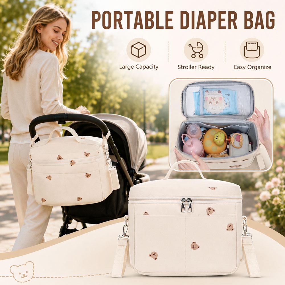 กระเป๋าเก็บความเย็นลายหมีน่ารั - Backpack Diaper Bag บทวิจารณ์และราคา