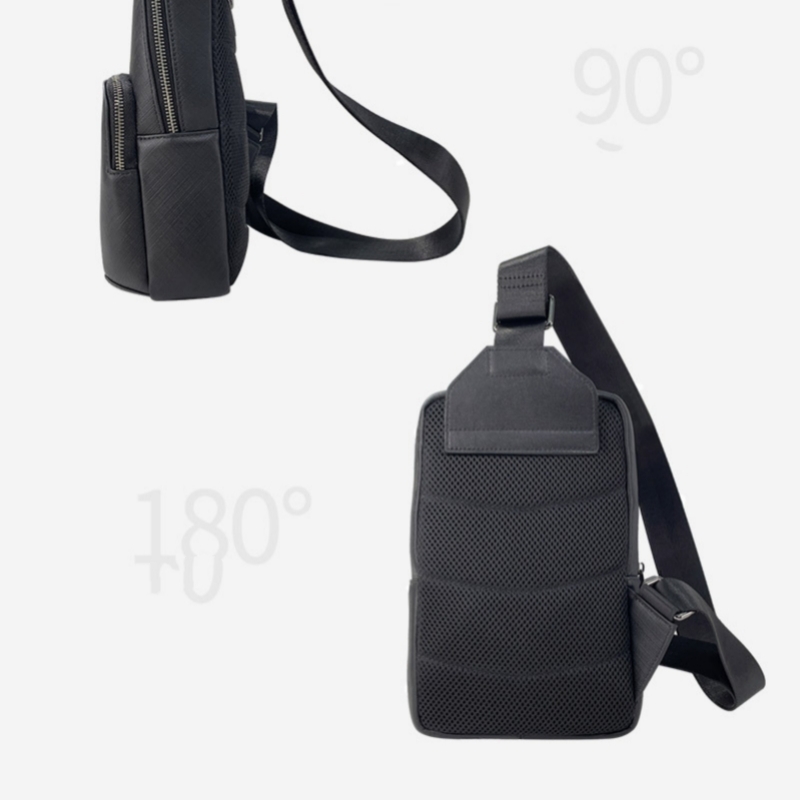 กระเป๋าสะพายของผู้ชายสีดำดีไซน - Sling Backpack Shoulder บทวิจารณ์และราคา
