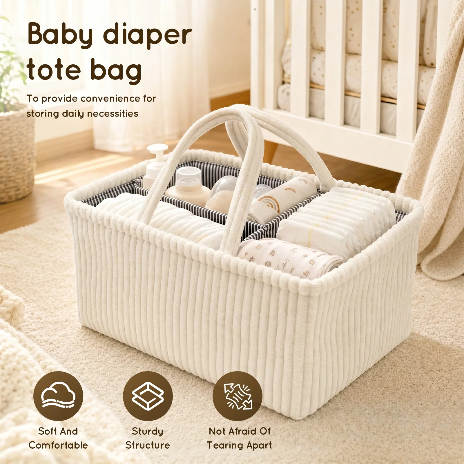 ตะกร้าเก็บผ้าอ้อมเด็กแบบพับได้ - Backpack Diaper Bag บทวิจารณ์และราคา