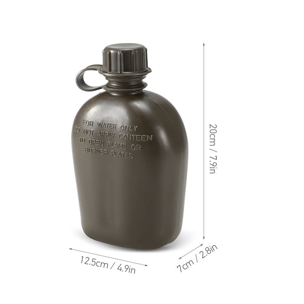 ขวดโรงอาหารทหารกลางแจ้ง1L เดิน - Rucksack Military Style บทวิจารณ์และราคา