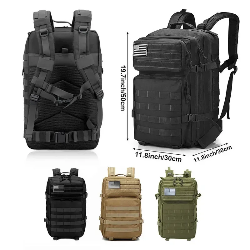 2Q-50L กระเป๋าเป้สะพายหลังยุทธ - Rucksack Military Style บทวิจารณ์และราคา