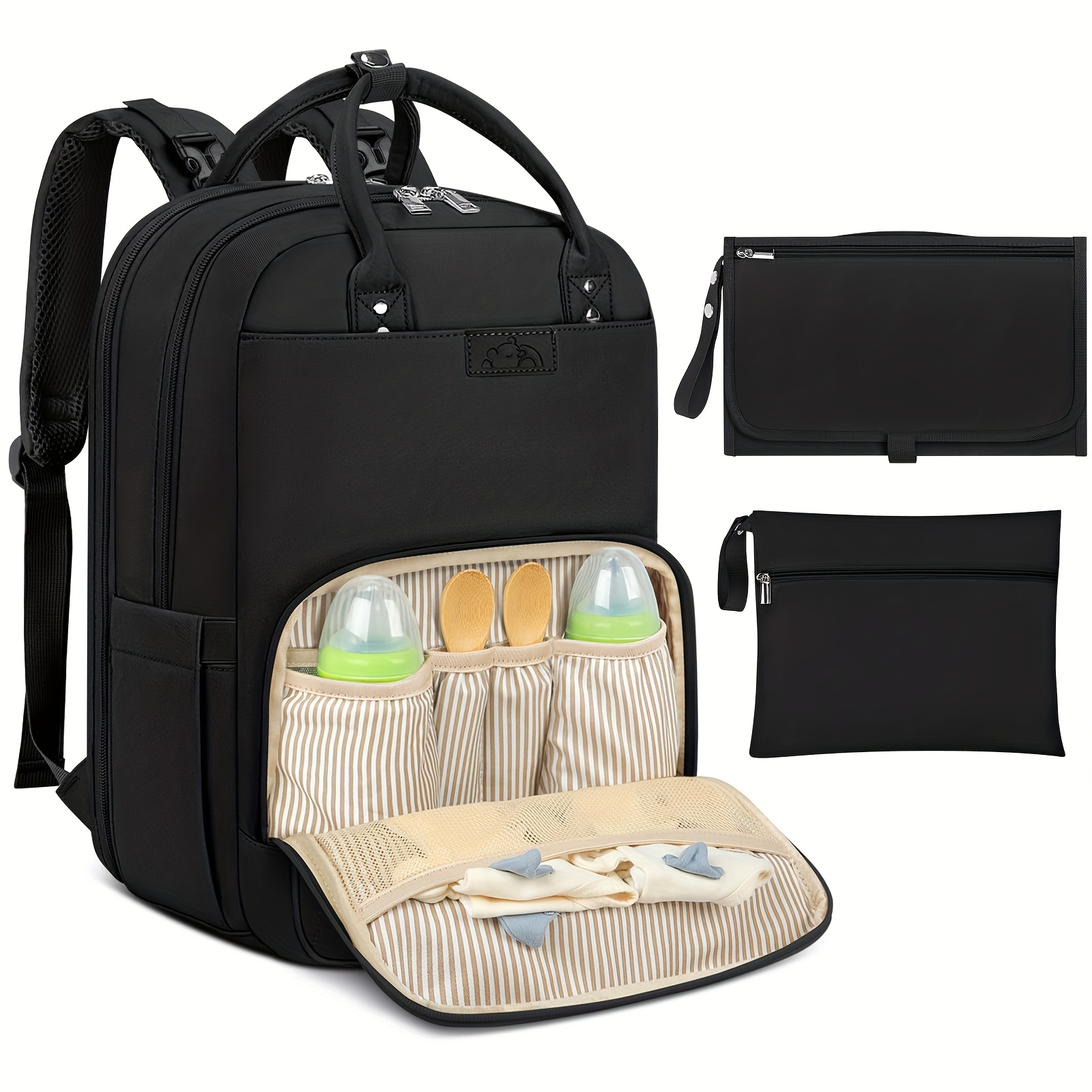 NEWHEY เปลี่ยนกระเป๋ากระเป๋าเป - Backpack Diaper Bag บทวิจารณ์และราคา
