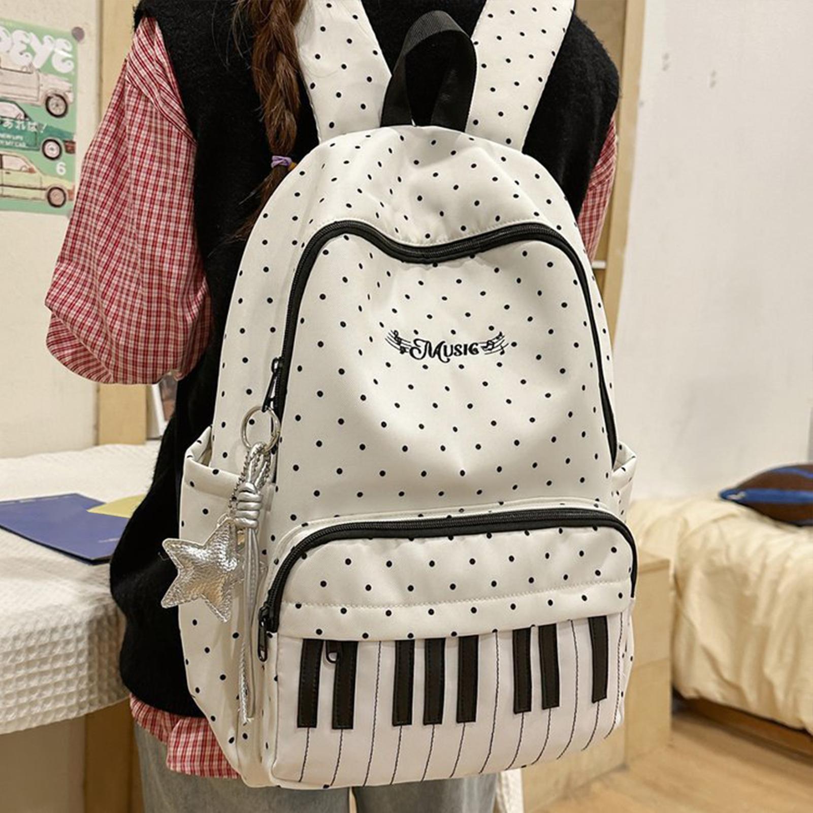 กระเป๋าเป้เดินทางลายเปียโน ควา - Fashion Backpack Women บทวิจารณ์และราคา